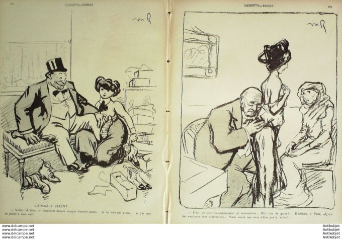 L'Assiette au beurre 1910 # 516 Les employes Radiguet