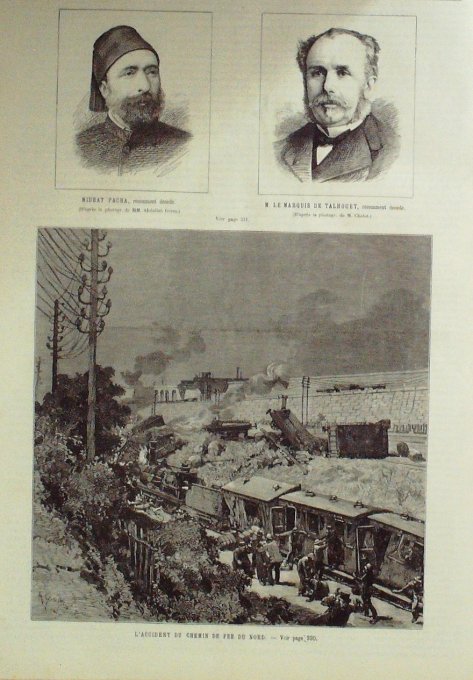 L'Univers illustré 1884 n°1522 NAPOLEON CUBA Las Posas LANDY 93 CHemin de fer drame