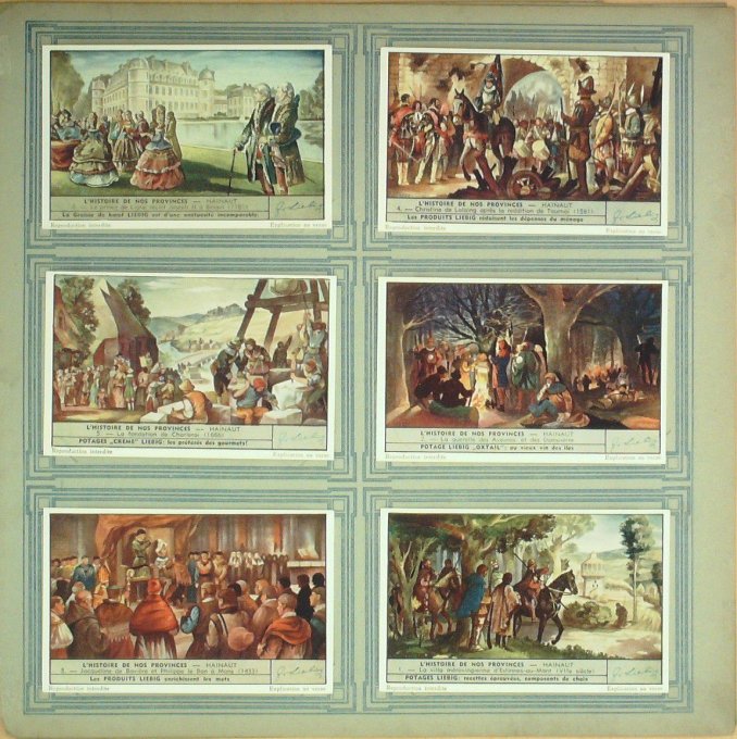 L'histoire De Nos Provinces Ville D'hainaut 1943