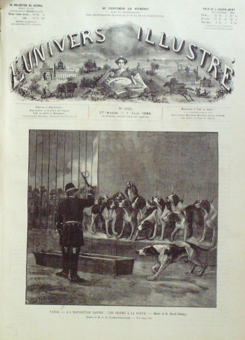 L'Univers illustré 1884 n°1524 BOOKMAKERS à Paris INDE Murres Pendjab