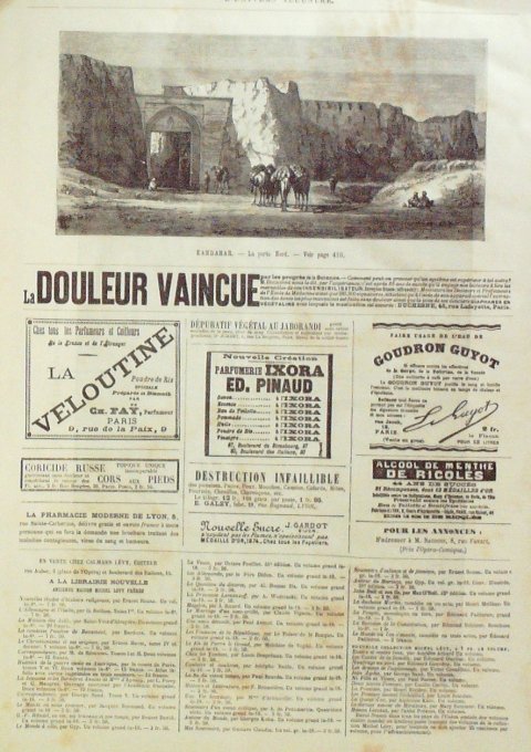 L'Univers illustré 1884 n°1527 ETHIOPIE Adawoa MONTPELLIER BERLIN Palais Reichstag