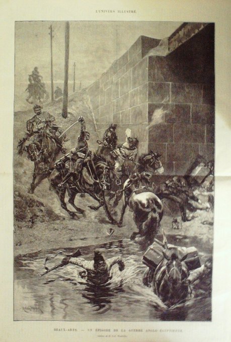 L'Univers illustré 1884 n°1527 ETHIOPIE Adawoa MONTPELLIER BERLIN Palais Reichstag