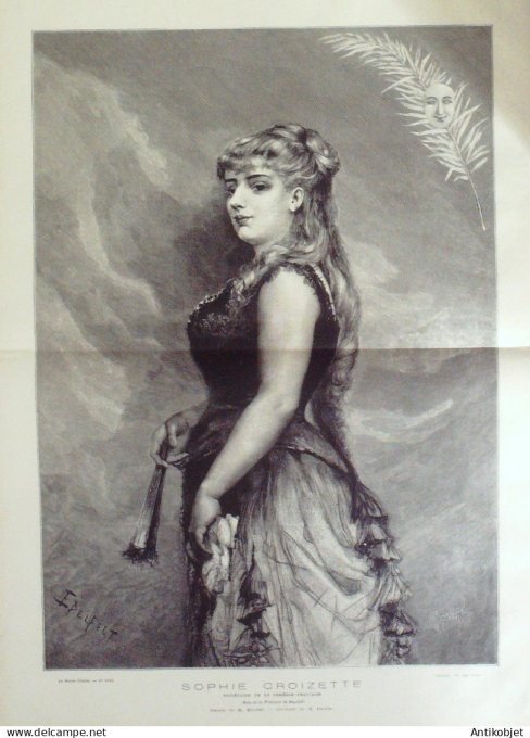 Le Monde illustré 1881 n°1253 Nice (06) Russie St-Pétersbourg Tzar Alexandre III Aéronautes Sivel & 