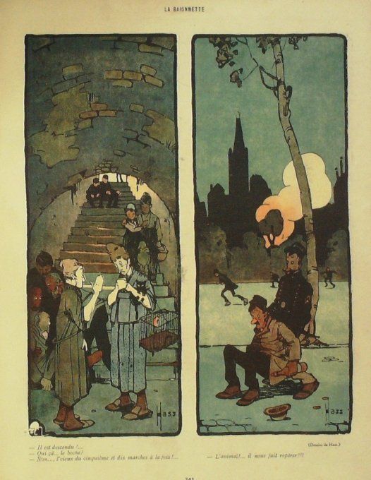 La Baïonnette 1918 n°152 (Alerte) HARLEY HASS BRANLY FALKE MAHIAS HARFF