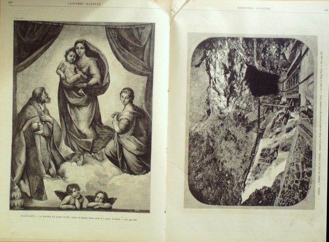 L'Univers illustré 1884 n°1534 TONKIN Gao mines d'or Georges SAND BRESIL chem fer PARANA