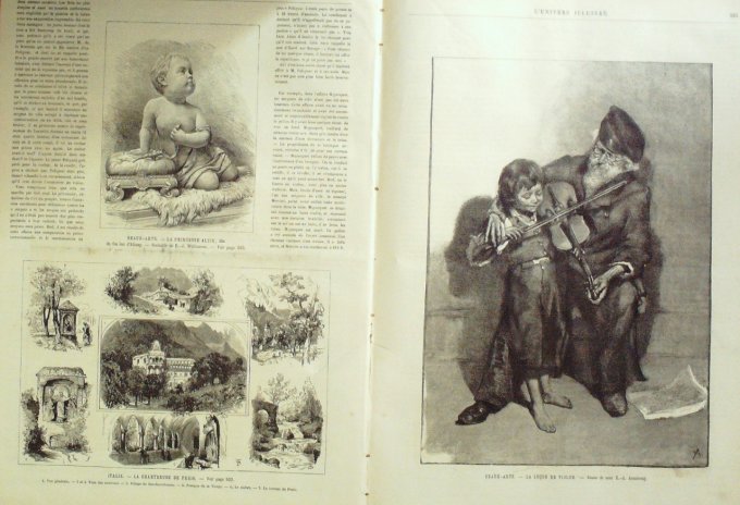 L'Univers illustré 1884 n°1534 TONKIN Gao mines d'or Georges SAND BRESIL chem fer PARANA