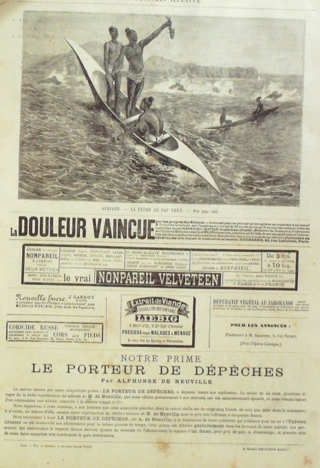 L'Univers illustré 1884 n°1535 Louis PASTEUR VENISE St Marc SAUMUR courses CHINE Fou Tchéou Arsnal