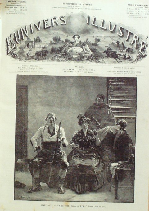 L'Univers illustré 1884 n°1536 ITALIE Marinella Naples MEUDON Chalais INDE Cachemire