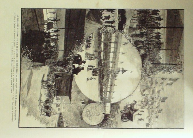 L'Univers illustré 1884 n°1538 CHINE Fou Tchéou, Min, Ile Formose, Kelung MILAN Vicsonti Duc
