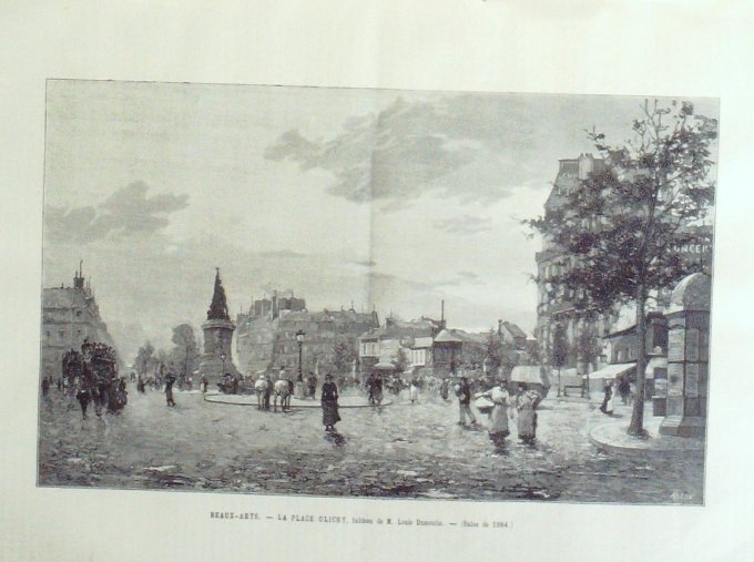 L'Univers illustré 1884 n°1539 Choléra Place Clichy CHINE armée Fou Tchéou MARSEILLE ECOSSE