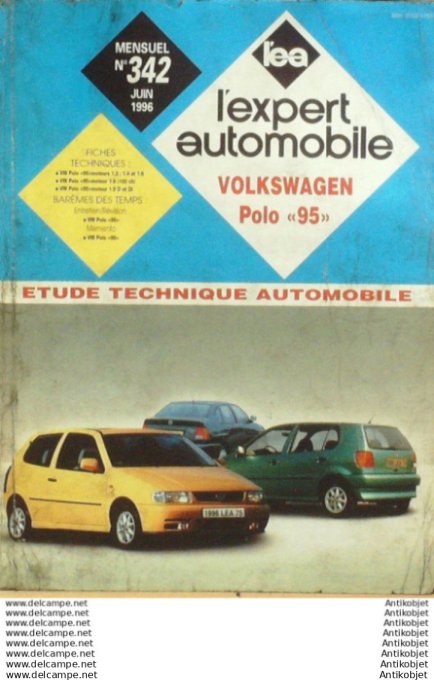 R.T Automobile Volkswagen Polo 95 L'expert  # 342