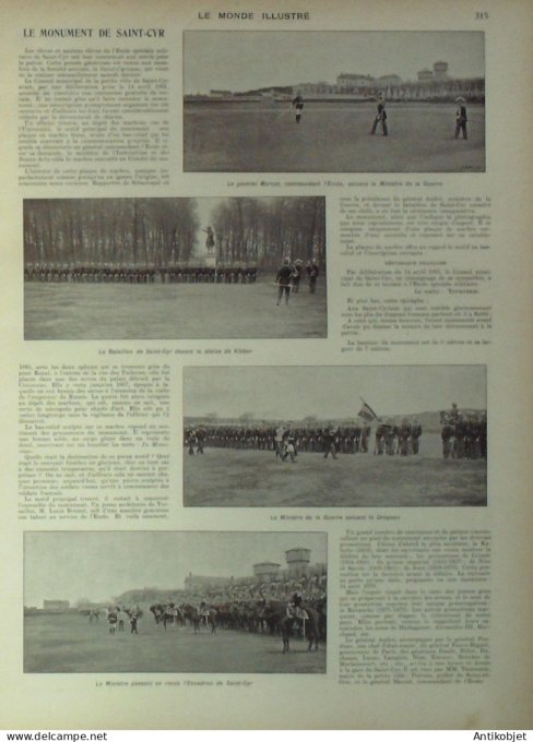 Le Monde illustré 1903 n°2401 Macédoine Uskub Mulhouse (68) tour Bollweck Chine Wan-Wen Tsao