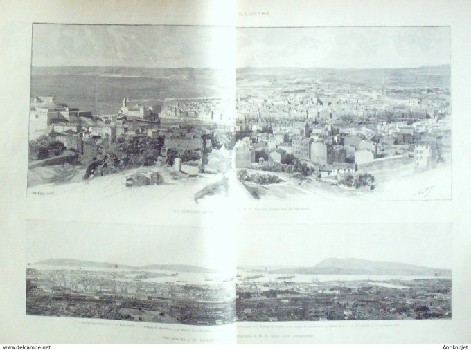 Le Monde illustré 1890 n°1725 Côte-d'Ivoire Kong Marseille (13) Toulon (83)
