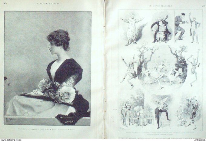 Le Monde illustré 1890 n°1725 Côte-d'Ivoire Kong Marseille (13) Toulon (83)