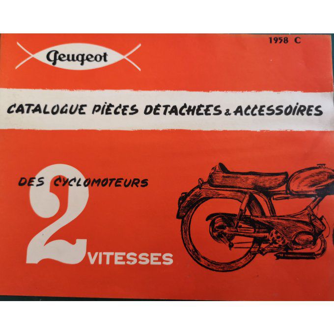 Catalogue PEUGEOT cyclomoteur BB2L 1958 (pièces détachées)