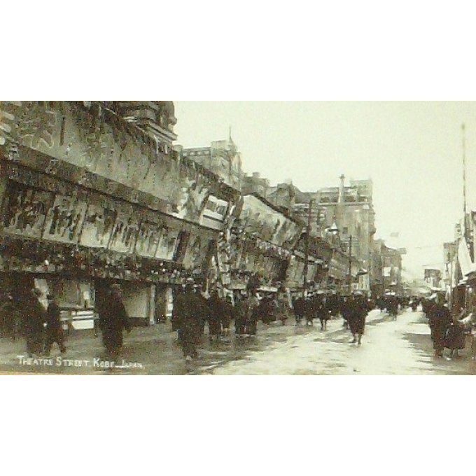 Cpa Japon Kobe Théâtre 1910