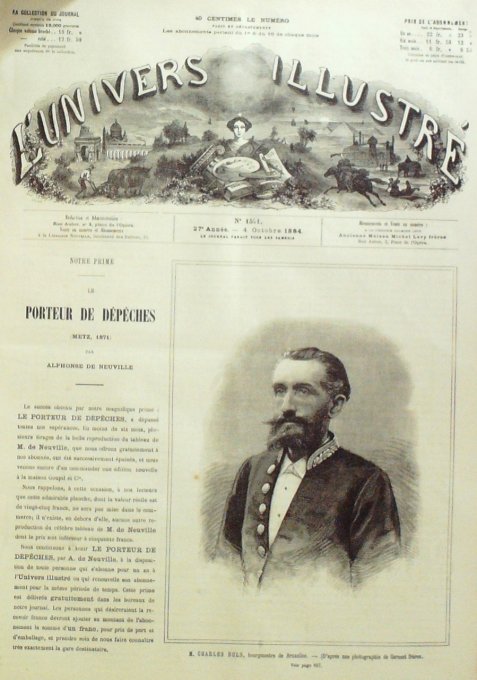 L'Univers illustré 1884 n°1541 PANAMA TOULON panoramas CHINE Canton