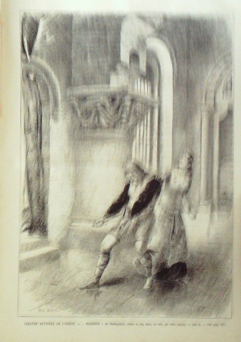 L'Univers illustré 1884 n°1546 MONTEVIDEO MACBETH Shakespeare Jardin des Plantes