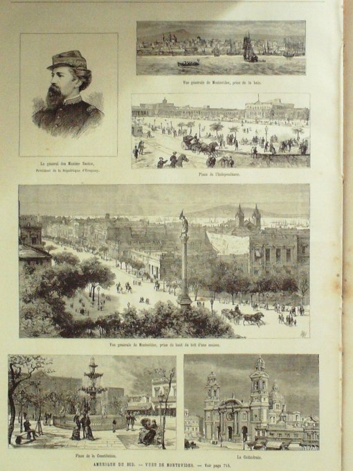 L'Univers illustré 1884 n°1546 MONTEVIDEO MACBETH Shakespeare Jardin des Plantes