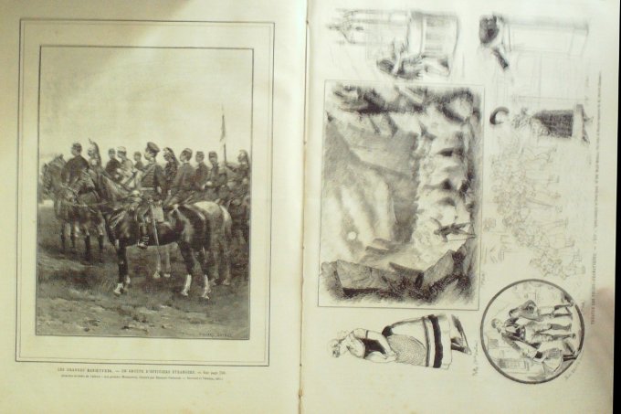 L'Univers illustré 1884 n°1547 SOUDAN Gordon sur le Nil ILE MAURICE pêche au marsouin