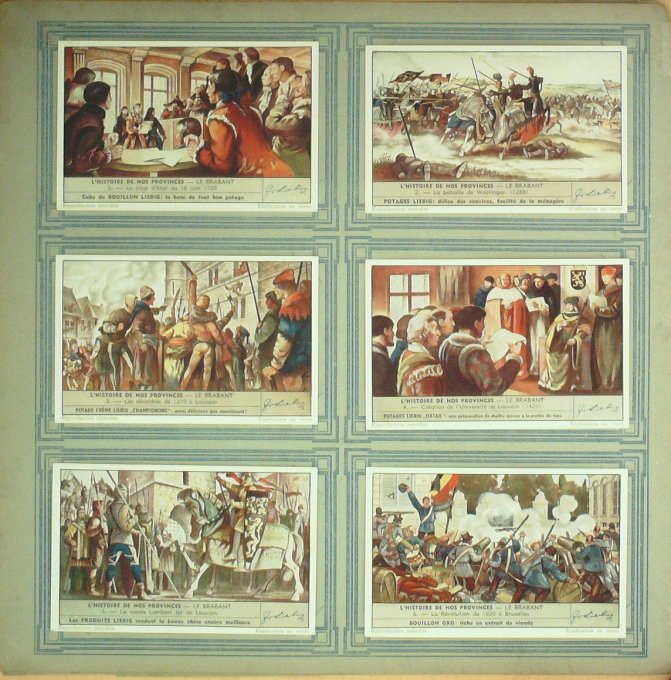 L'histoire De Nos Provinces Ville Du Brabant 1943