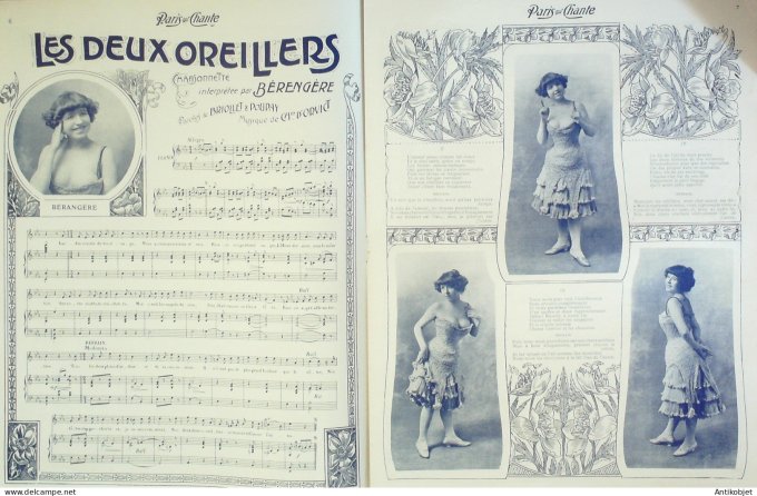 Paris qui chante 1904 n° 86 Armide Bérangère Henri Helme Giralduc