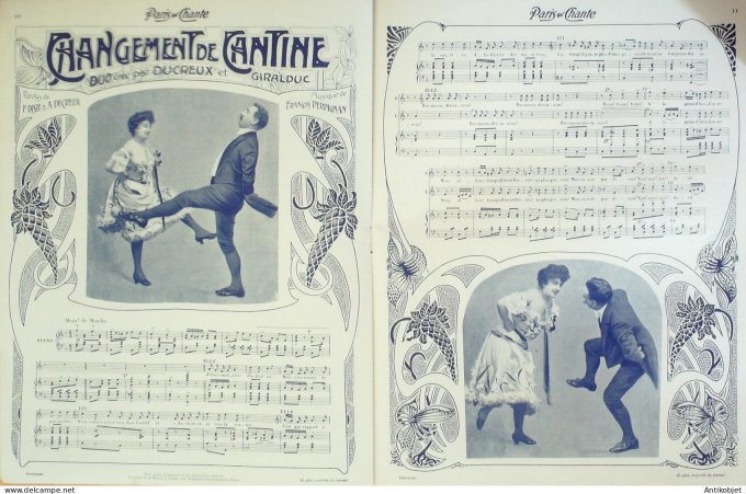 Paris qui chante 1904 n° 86 Armide Bérangère Henri Helme Giralduc