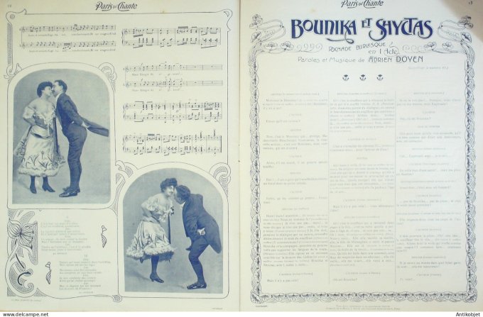 Paris qui chante 1904 #86 Armide Bérangère Henri Helme Giralduc