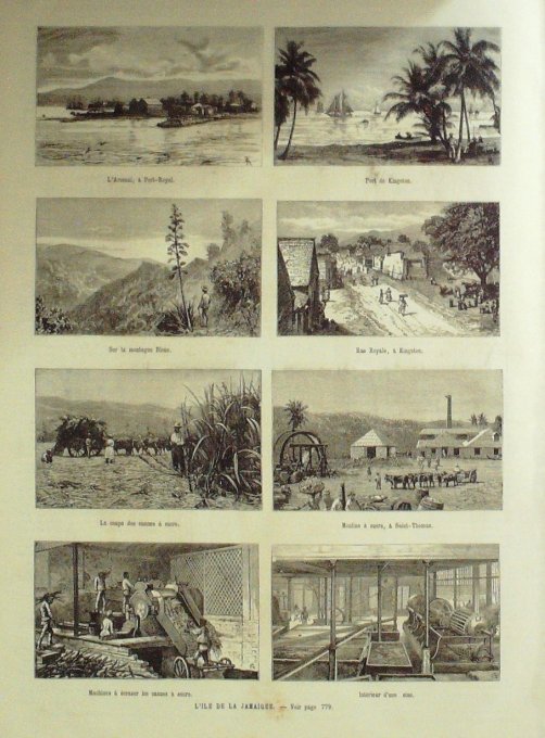 L'Univers illustré 1884 n°1550 EGYPTE Armée à WADY HALFA TONKIN Tuyen Quan ILE JAMAIQUE