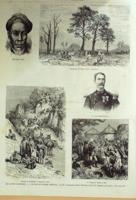 L'Univers illustré 1884 n°1553 ESPAGNE Madrid NOEL dans le monde SOUDAN Bandingho, Sibi