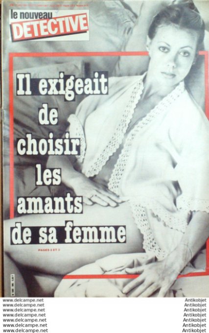 Détective 1984 #  95 Lamalou-les-Bains Epinal Lyon Nogent-le-retrou Isle-Adam Nantes