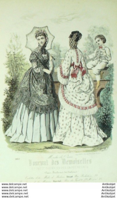 Journal de Demoiselles 1871 # 3851