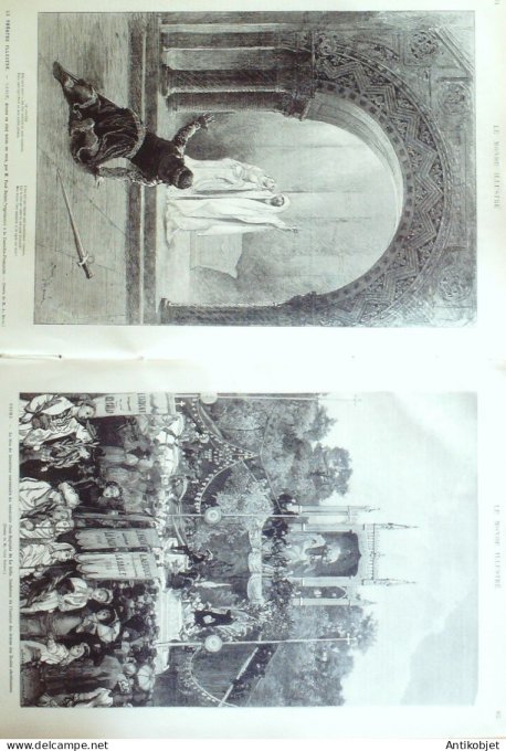 Le Monde illustré 1880 n°1218 Argentine Buenos-Aires Belgique Laeken Léopold