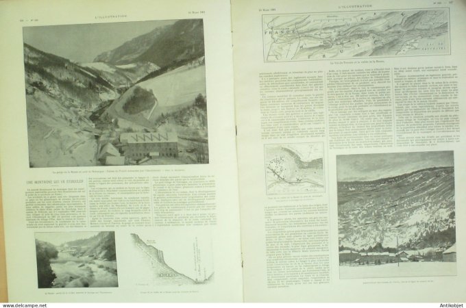 L'illustration 1901 n°3029 Victorien Sardou Espagne Irun Turquie Djeddah Indochine Annamites Tchad T