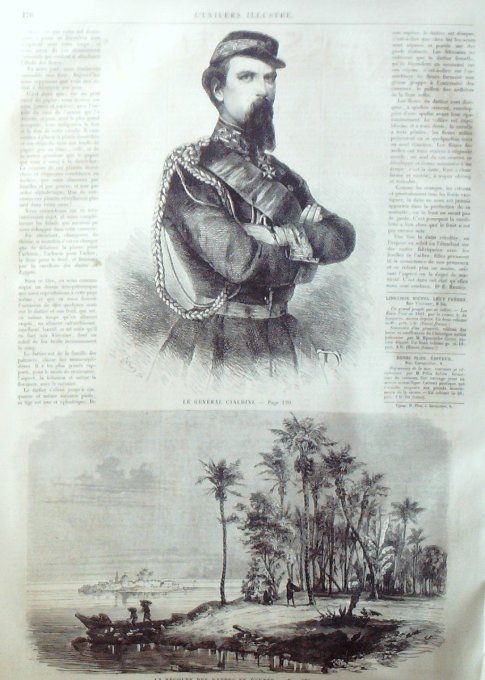 L'Univers illustré 1861 # 155 Lorient (56) Scorf tombeau Brizieux Egypte St-Goar Gal Cialdini