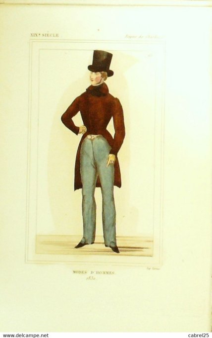 Portrait Homme 1830 sous CHARLES X