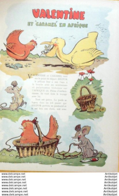 Valentine & Caramel en Afrique (Parent Edit Tallandier) Eo 1952