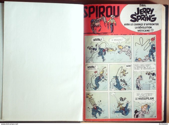 Album Spirou 54 Dupuis (n°899-911) 1955 (07-07 au 29-09) Eo complet