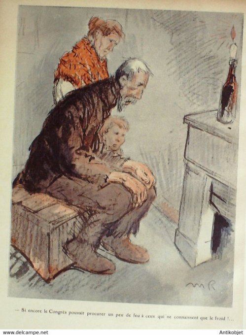 L'Assiette au beurre 1908 # 397 Le congrès du feu Maroc Radiguet