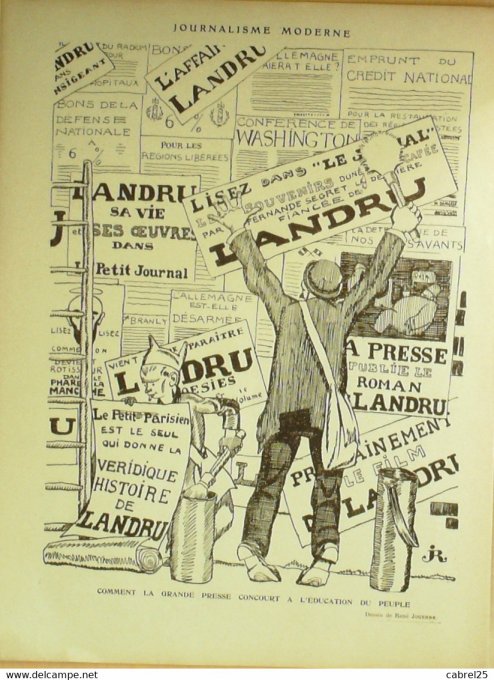Le Rire 1921 n°146 Faivre Le Petit Quint Fleurac Jouenne Merlin Mars Trick