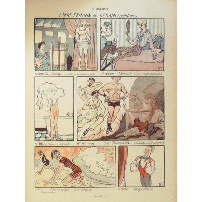 La Baïonnette 1918 n°156 (Les Eves futures) DHARM PAVIS HARLEY SAT GOYON LE RALLIC