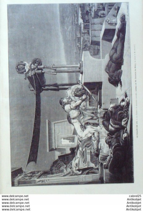 Le Monde illustré 1872 n°788 Italie Vesuve Naples Pompei Eruption Volcan Espagne Madrid¨Pampelune Pe