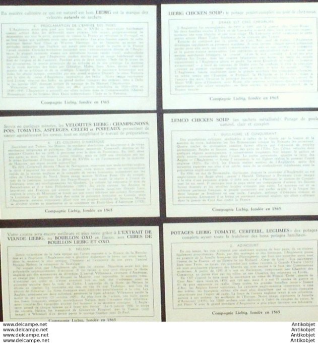 Chromo Liebig Sang 1631 Angleterre histoire (1955)