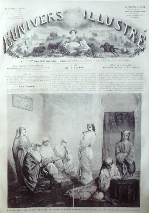 L'Univers illustré 1861 # 157 Constantinople Great-Eastern Milford-Haven Fabre Geffrard Haïti