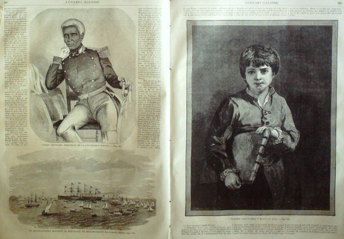 L'Univers illustré 1861 # 157 Constantinople Great-Eastern Milford-Haven Fabre Geffrard Haïti