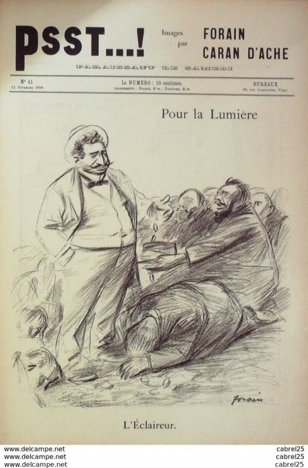 PSST 1898 n°41-Caran d'Ache,Forain-MARTYR, L'ECLAIREUR