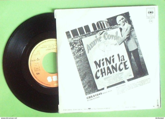 Cordy Annie 45T SP L'Hurluberlu 1977