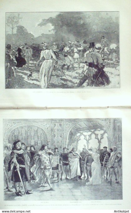 Le Monde illustré 1890 n°1730 Belleville Bruxelles conférence anti-esclavagiste Dante