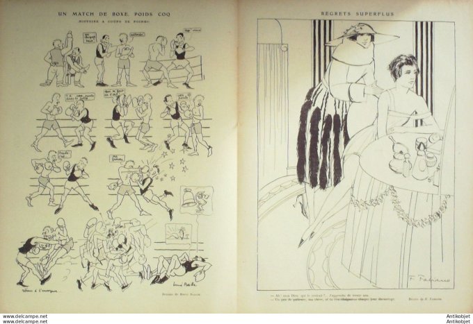 Le Rire 1922-03-11 # 162 Journal humoristique Ed.Originale Russie desarmement