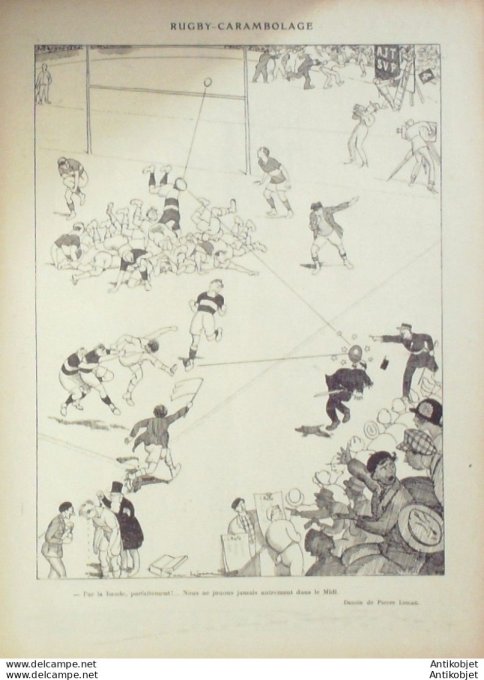 Le Rire 1922-03-11 # 162 Journal humoristique Ed.Originale Russie desarmement